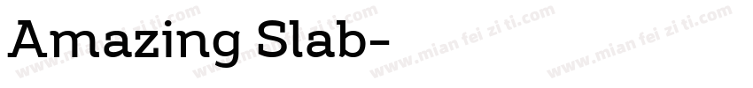 Amazing Slab字体转换